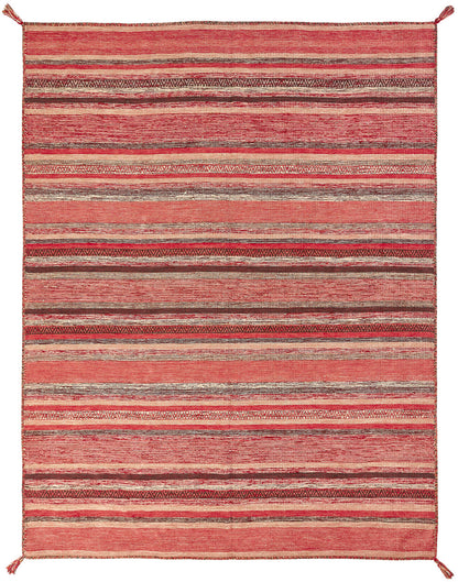 Flat-weave Rug Cotton Chenille Contemporary KAD6230