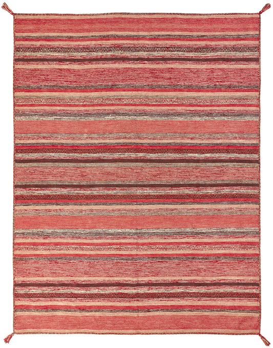 Flat-weave Rug Cotton Chenille Contemporary KAD6230