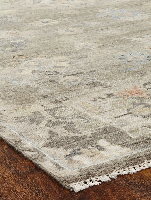 Hand Knotted Wool & Silk Transitional Rug KAK4230