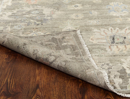Hand Knotted Wool & Silk Transitional Rug KAK4230