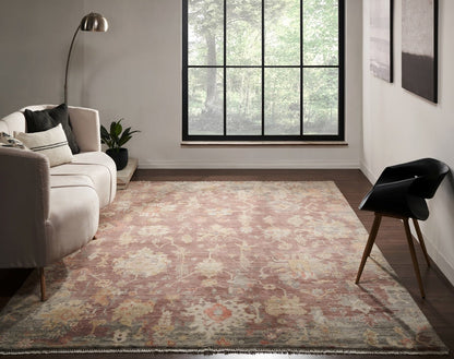 Hand Knotted Wool & Silk Transitional Rug KAK4270