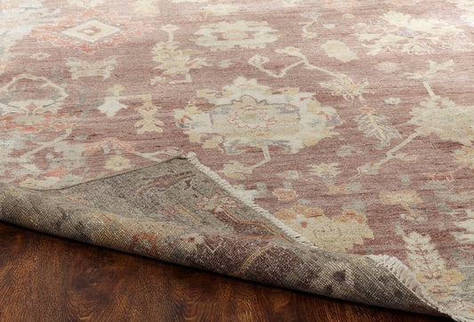 Hand Knotted Wool & Silk Transitional Rug KAK4270