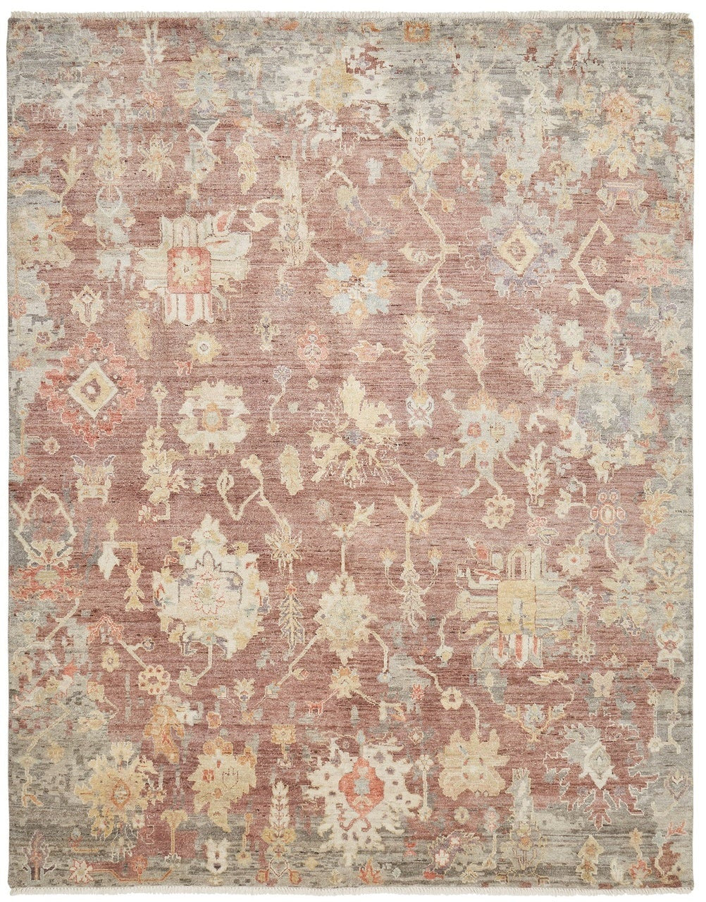 Hand Knotted Wool & Silk Transitional Rug KAK4270