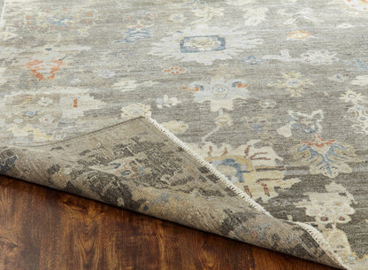 Hand Knotted Wool & Silk Transitional Rug KAK4280