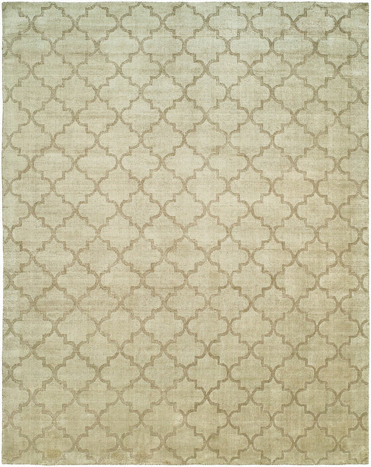 Hand Loom Wool & Silk Transitional Rug KAV1920