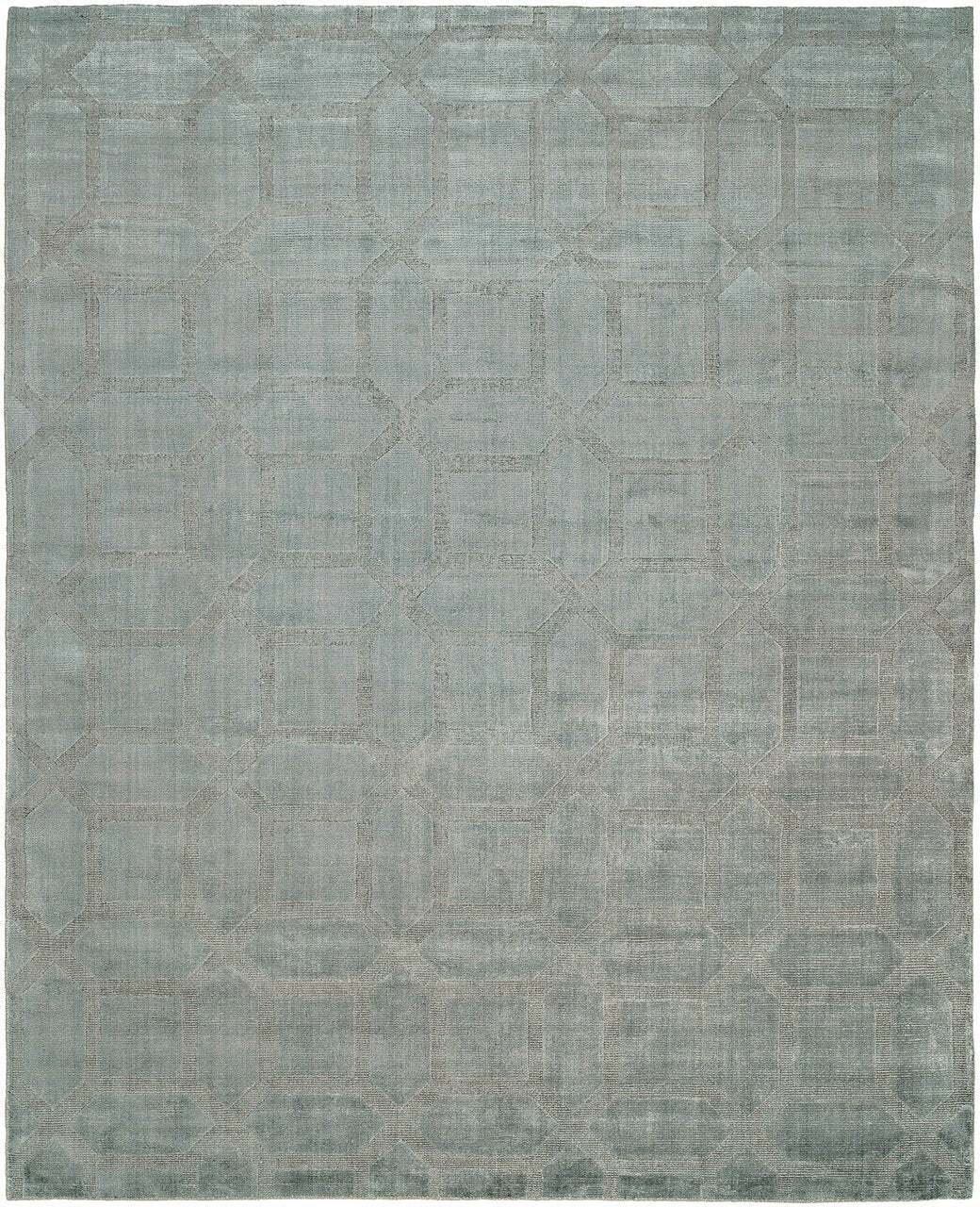 Hand Loom Wool & Silk Transitional Rug KAV1940