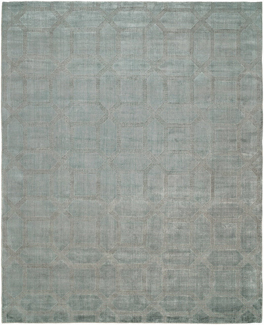 Hand Loom Wool & Silk Transitional Rug KAV1940
