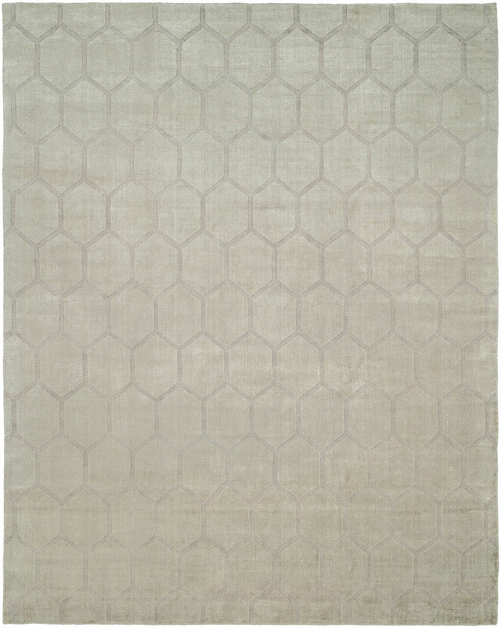 Hand Loom Wool & Silk Transitional Rug KAV1960