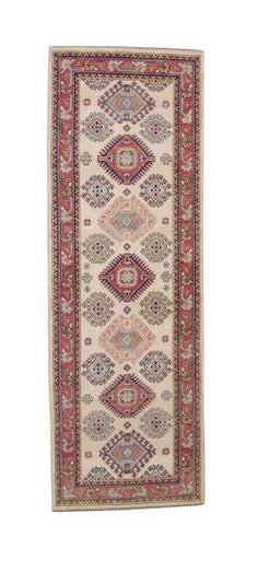 Tribal Super Kazaak Wool Hand Knotted 2.8x7.9 -b-132