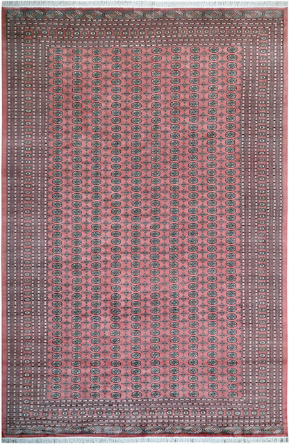Traditional Bokara Hand Knotted rug 12x18  -TN02
