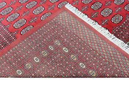 Traditional Bokara Hand Knotted rug 12x18  -TN01