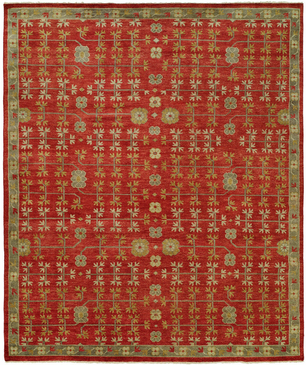 Hand Knotted Wool Classic/Fade Rug KBR7920