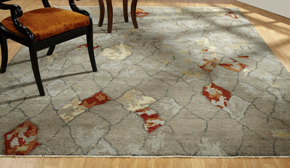 Hand Knotted Wool Classic/Fade Rug KBR8050