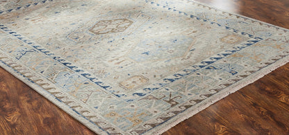 Round shape option, Southwest tribal wool rug