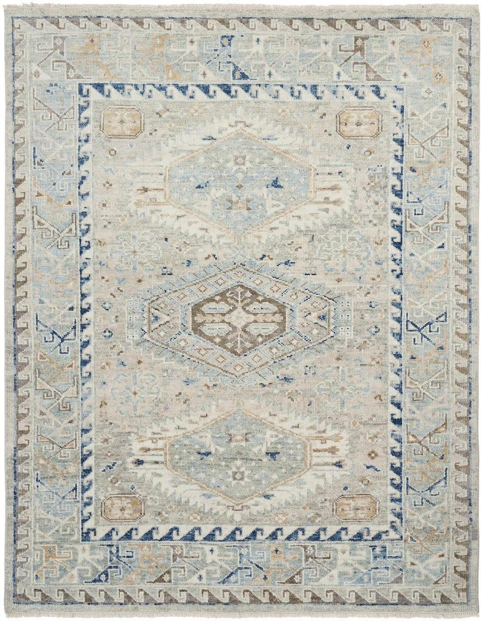 Hand Knotted Wool Southwest/Tribal Rug KCN2830