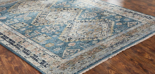 Knotted Wool Southwest/Tribal Rug KCN2840