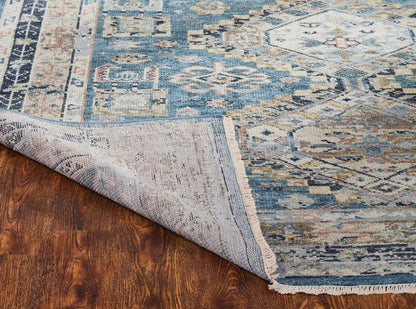 Knotted Wool Southwest/Tribal Rug KCN2840