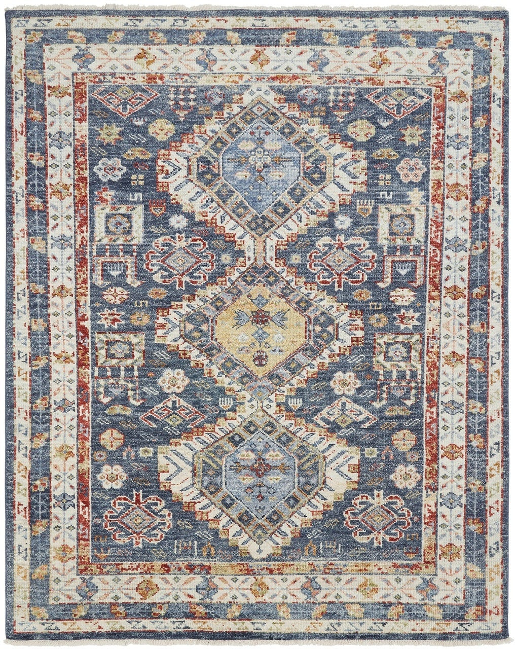 Hand Knotted Wool Southwest/Tribal Rug KCN2870