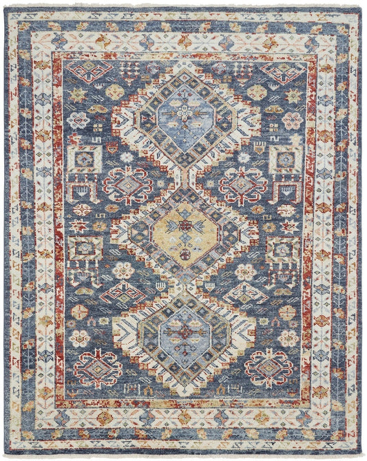Hand Knotted Wool Southwest/Tribal Rug KCN2870