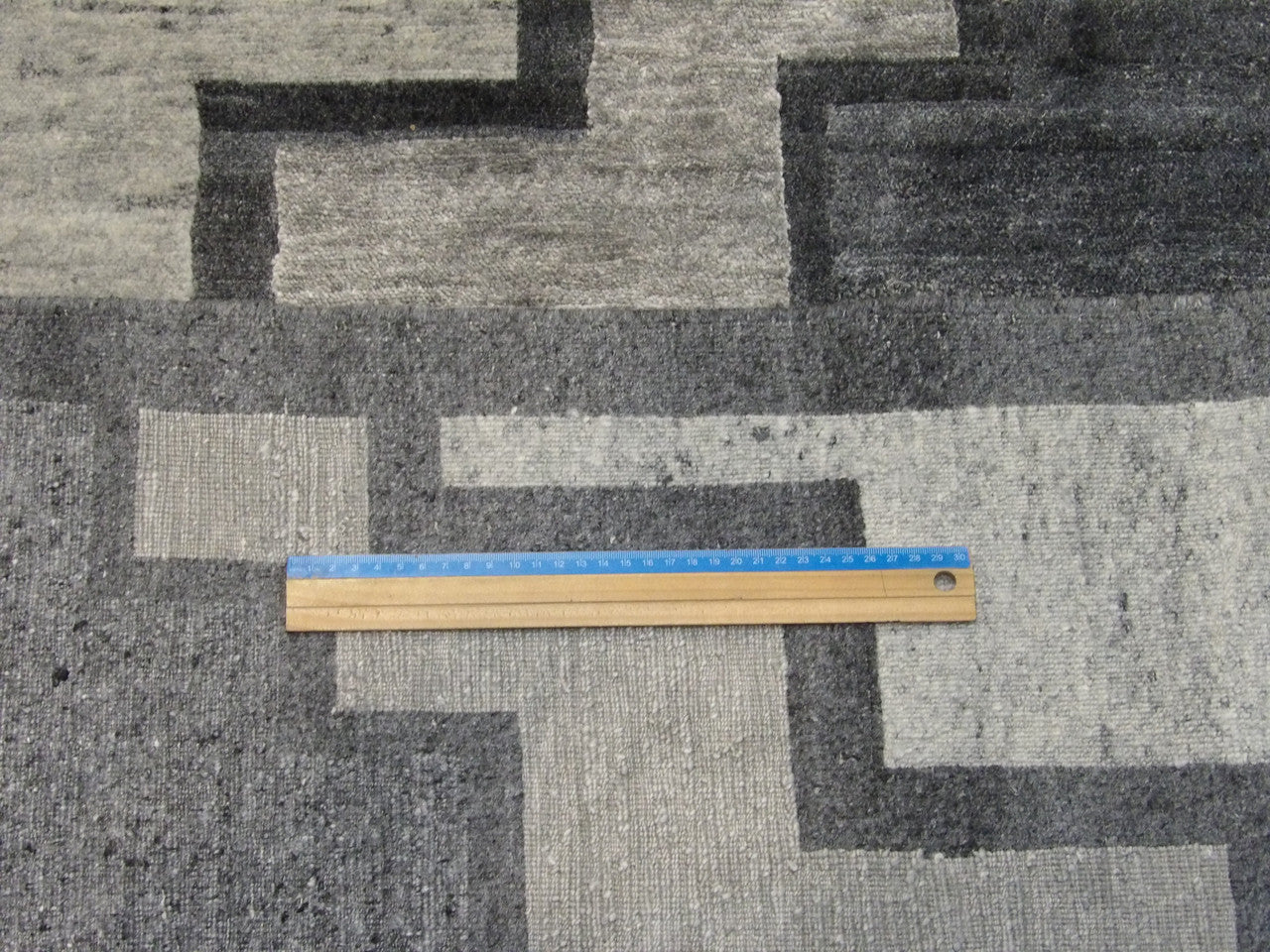 Modern Geometrical 10'0"x14'0" Hand-knotted Rug -CON-A8