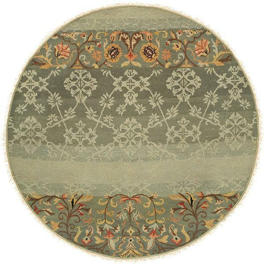 Hand Knotted Wool Floral Rug KCP8190