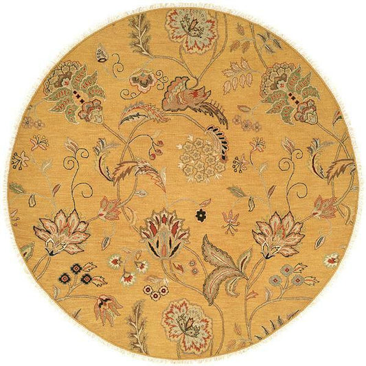 Hand Knotted Wool Floral Rug KCP8210