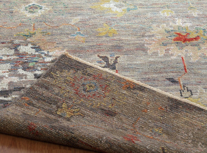 Hand Knotted Wool & Silk Oushak Rug KCR9340