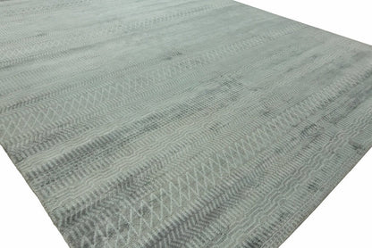 Hand Knotted Silk Modern Rug KEL8460