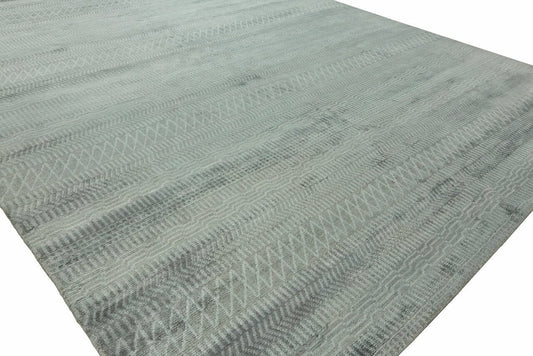 Hand Knotted Silk Modern Rug KEL8460