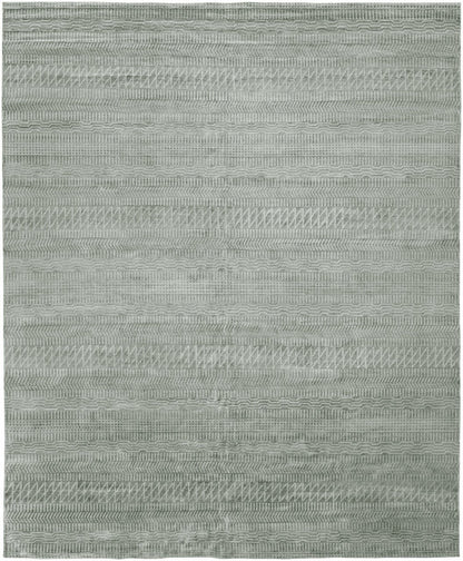 Hand Knotted Silk Modern Rug KEL8460