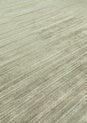 Round shape option, modern silk rug in green and gray