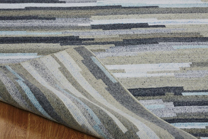 Hand Knotted Silk Modern Rug KEL8590