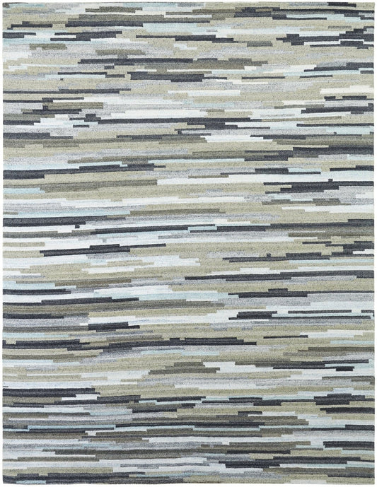 Hand Knotted Silk Modern Rug KEL8590