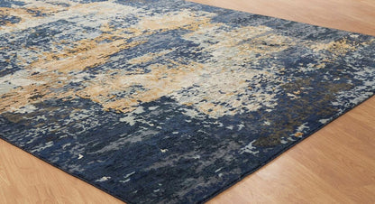 Hand Knotted Wool & Silk Modern Rug KEQ5830