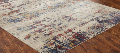 Hand Knotted Wool & Silk Modern Rug KEQ5880