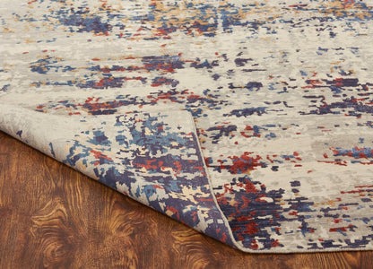 Hand Knotted Wool & Silk Modern Rug KEQ5880