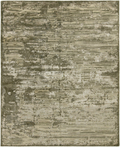 Hand Knotted Wool & Silk Modern Rug KER3690 KER3690 physical All Rugs New