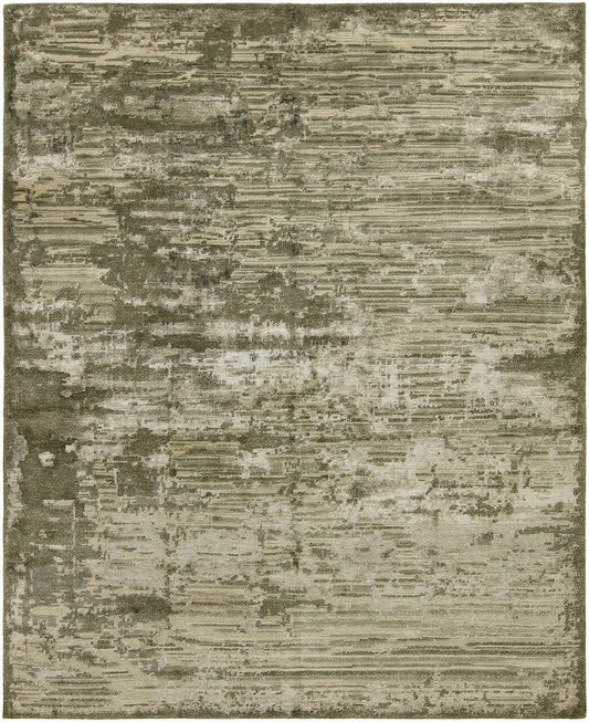 Hand Knotted Wool & Silk Modern Rug KER3690 KER3690 physical All Rugs New