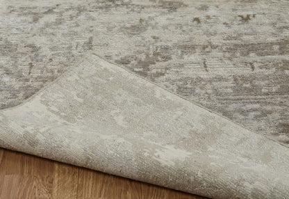 Hand Knotted Wool & Silk Modern Rug KER3710