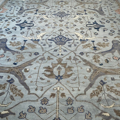 Oushak Zigler Hand knotted 11'10" x 14'8" - w20190