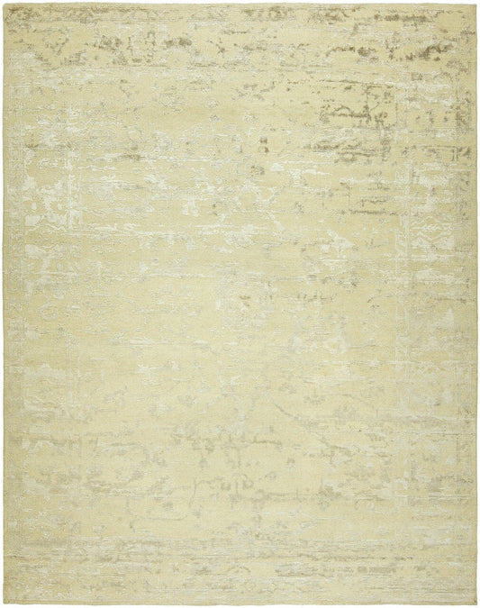 Hand Knotted Wool & Silk Transitional Rug KGN1400