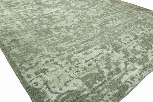 Hand Knotted Wool & Silk Transitional Rug KGN1410
