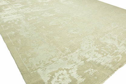 Hand Knotted Wool & Silk Transitional Rug KGN1430