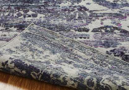 Hand Knotted Wool & Silk Transitional Rug KGN1450