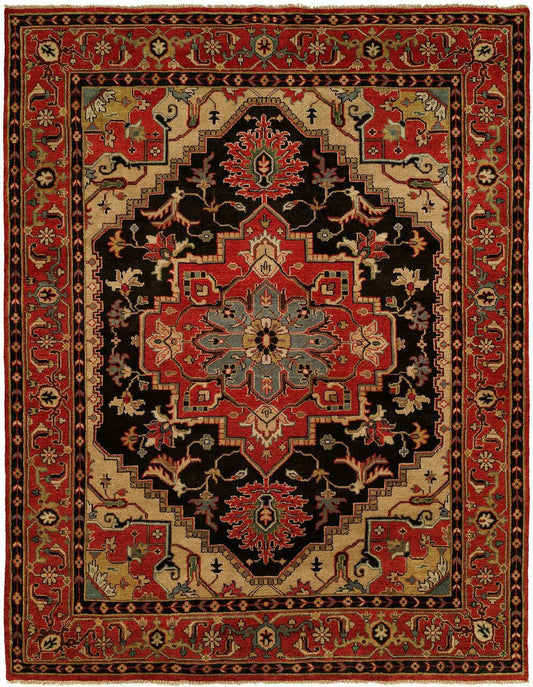 Hand Knotted Wool Tribal Rug  KHR0800