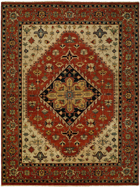 Hand Knotted Wool Tribal Rug KHR0820