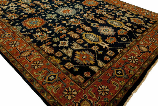 Hand Knotted Wool Tribal Rug KHR0840