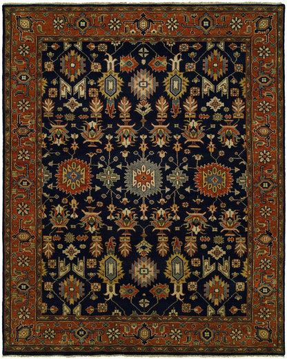 Hand Knotted Wool Tribal Rug KHR0840
