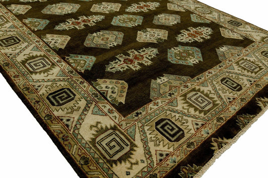 Hand Knotted Wool Tribal Rug  KHR0900