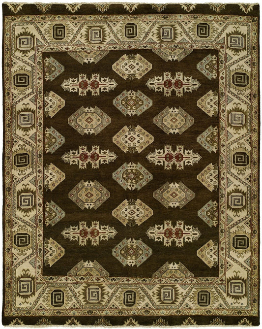 Hand Knotted Wool Tribal Rug  KHR0900